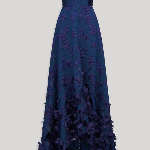 THEIA CHARLIE PETAL Navy Floral Dress - Picture 4 of 8